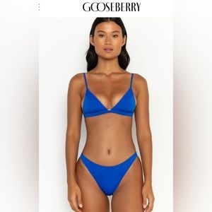 Royal blue bikini set from Gooseberry size Small NW